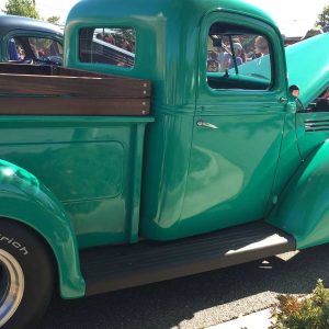 Shiny green truck